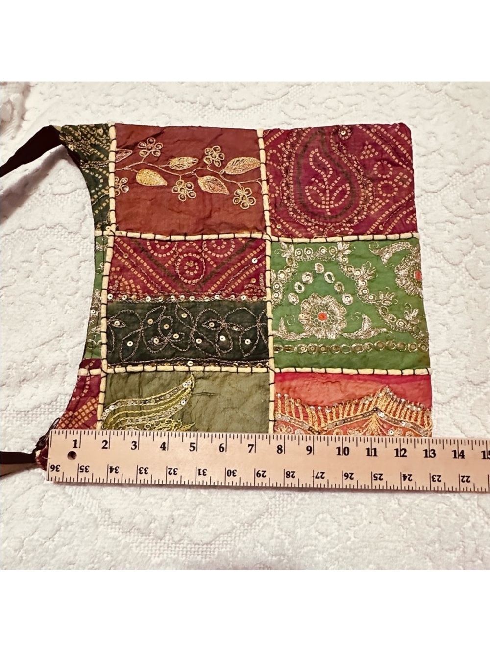 Vintage | Bag | Vintage Shoulder Sari Bag - Picture 4 of 11